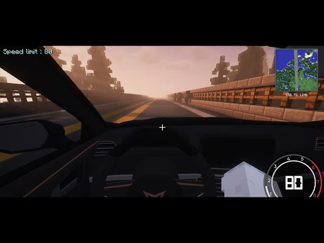 Road Map Minecraft Map