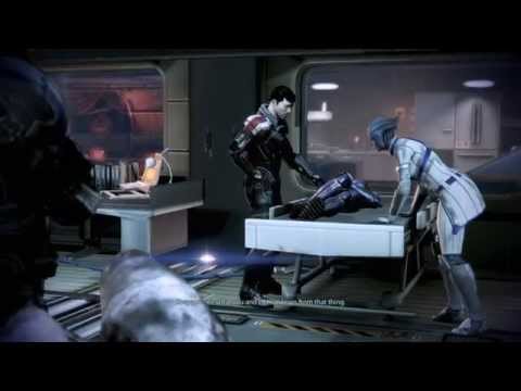 Paolo Mass Effect 3 HD 06 - Catching Eva w/ Ashley Injured, Hackett, Bailey, The Council - Citadel