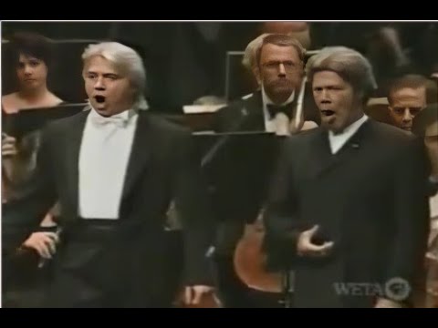 Dmitri Hvorostovsky & Samuel Ramey. I Puritani. Duet Georgio - Riccardo: Suoni la tromba  intrepido.