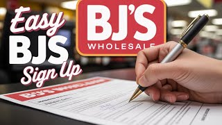 How To Setup BJ's Wholesale Membership Sign Up For BJ's Card - Registration