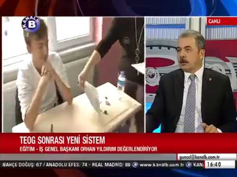 Genel Başkanımız Orhan Yıldırım Kanal B Televizyonunda Güncel programının konuğu oldu | EĞİTİM İŞ