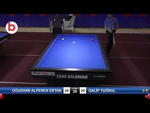 OĞUZHAN ALPEREN ERTAN & GALİP TUĞRUL Bilardo Maçı - 2019 TÜRKİYE KUPASI 2.ETAP ERKEKLER-3.ÖN ELEME