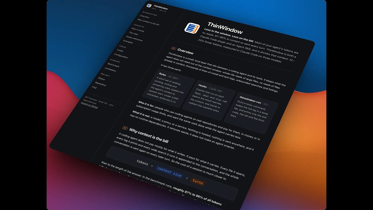 Video: installing ThinWindow from the Claude desktop app