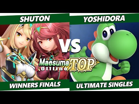 MaesumaTOP#7 Winners Finals - Yoshidora (Yoshi) Vs. Shuton (Pyra Mythra) SSBU Ultimate Tournament