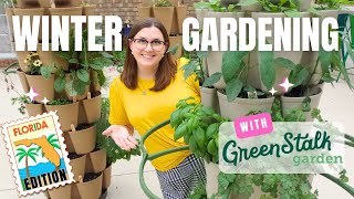 Gardening in Winter? Florida GreenStalk Patio Setup