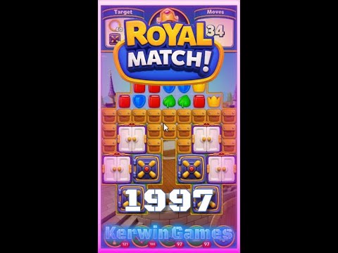 Royal Match Level 1997 - No Boosters Gameplay