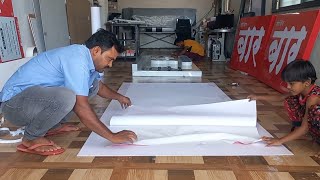 How to pasting vinyl stickers #vinyl Easy pasting prosses # foam mounting # Vinyl Stickers
