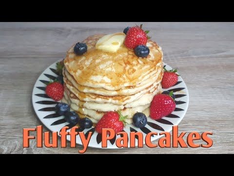 Super Simple And Easy To Make Fluffy Pancakes Even Kids Can Make Them!