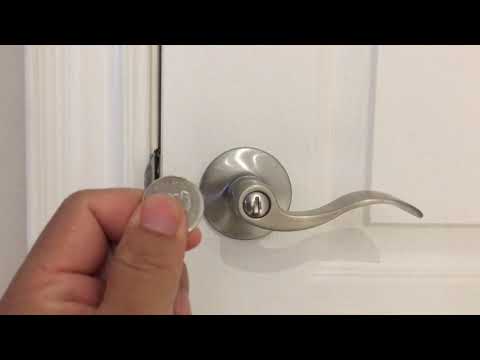Unlock Bathroom Door in 5 Seconds with Simple Tools