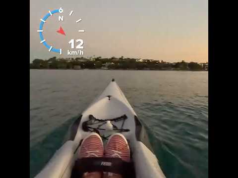 Evening paddle - Fenn Bluefin S #surfski #gopro #paddlers #eveningvibes