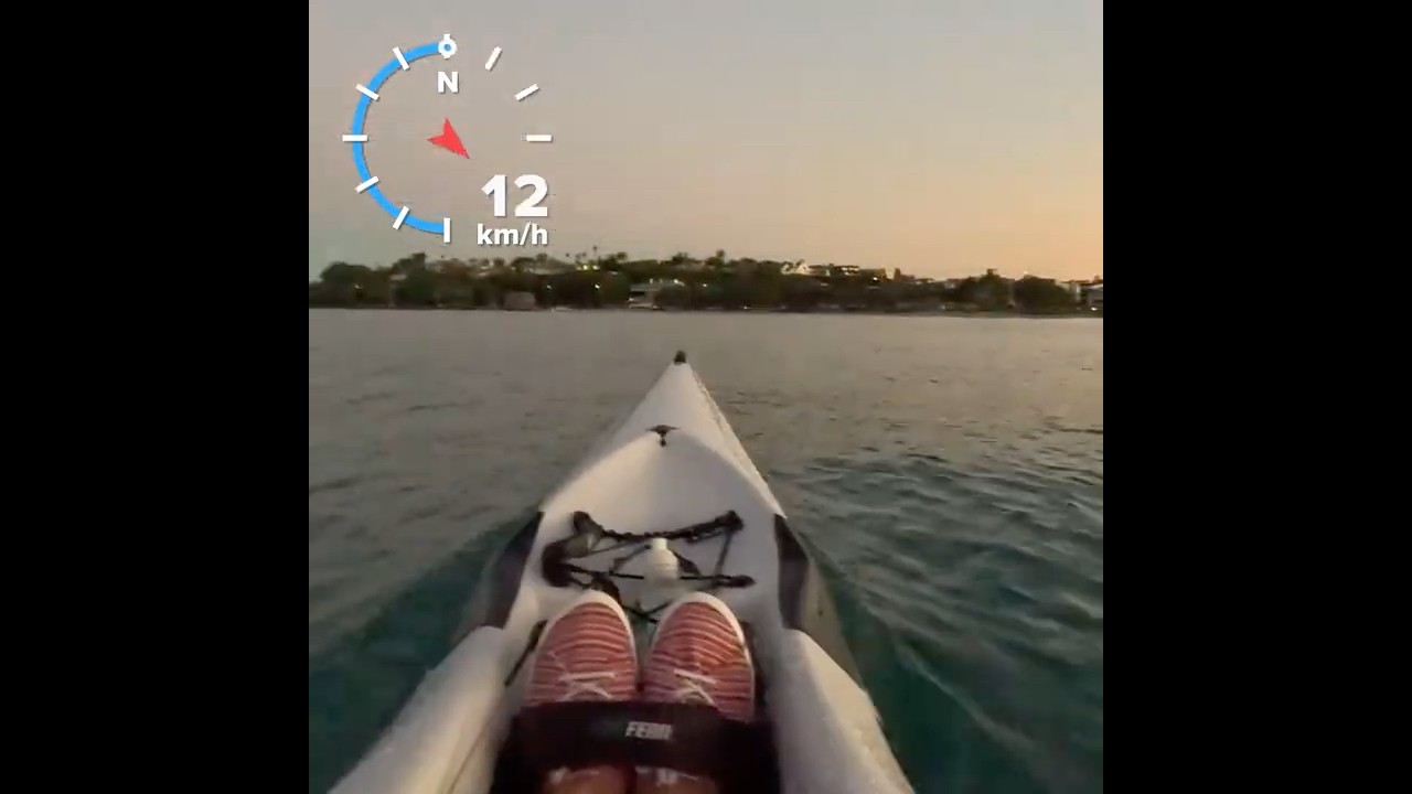 Evening paddle - Fenn Bluefin S #surfski #gopro #paddlers #eveningvibes