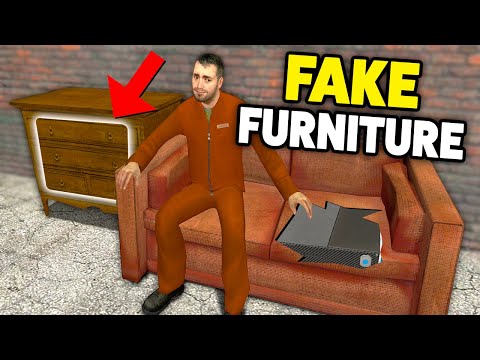 FAKE FURNITURE! - Gmod Prison RP (Hidden Money Printers In Furniture And We Plan An ESCAPE!)