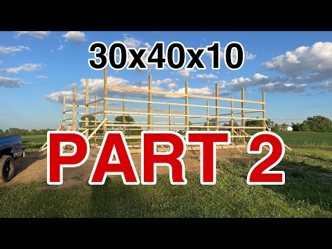 BUILDING A BARNDOMINIUM PART 2