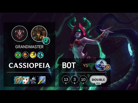 Cassiopeia Bot vs Ashe - BR Grandmaster Patch 10.22