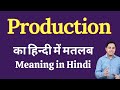 Production Meaning In Hindi Production Meaning In Hindi Explained Production In Hindi