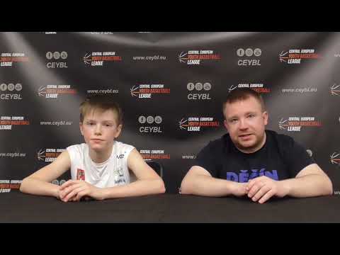 CEYBL U13 - Press conference, 10.2.2023, Válečníci Děčín - Slávia Trnava