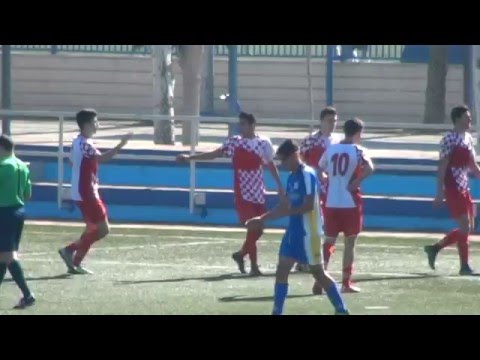 Gol de Moha con Castilla y León Sub18 ante Canarias