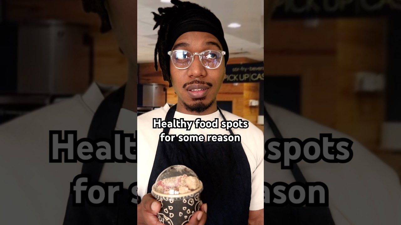 Healthy food spots for some reason