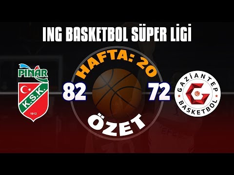 Pınar Karşıyaka-Gaziantep Basketbol Özet görüntüler