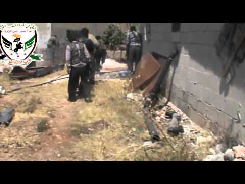 اشتباكات خلال اقتحام أحد حواجز جبل الأربعين من قبل ألوية صقور الشام وكتيبة فرسان الجبل