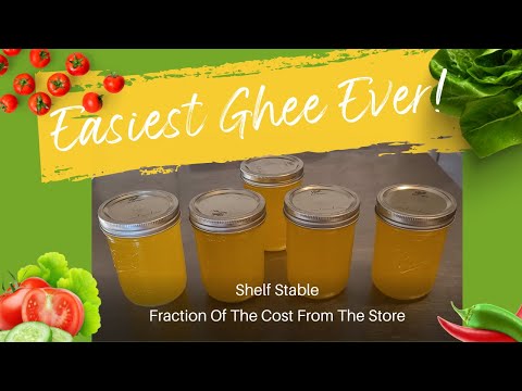 Making Ghee In The Oven | Easiest Hands Off Way To Make Ghee | No Standing and Stirring