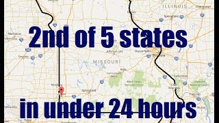 Metal Detecting 5 states in less than 24 hours-Part 2 "Missouri"
