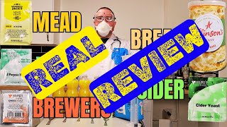 Reviewing 5 different yeast types. Please read video description.