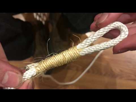 Learn how to WHIP the end of a rope or make a loop