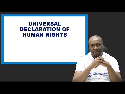 CIVICS EDUCATION | UNIVERSAL DECLARATION OF HUMAN RIGHT | EXAM GUIDE | LEARNING HUB | ZIGMATECH