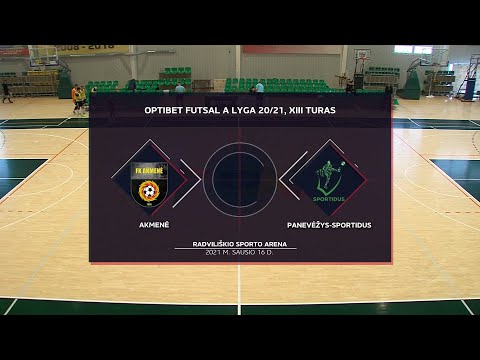 Optibet Futsal A Lyga | Akmenė - Panevėžys-Sportidus | Rungtynių Santrauka |
