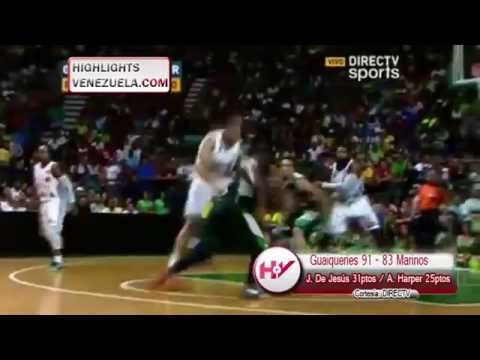 Highlights LPB 15/04 Guaiqueries de Margarita vs Marinos de Anzoátegui