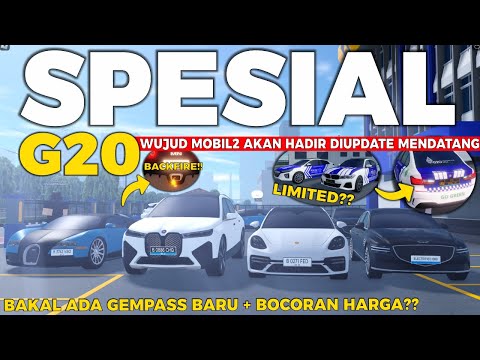 Wujud Mobil2 Terbaru Akan Hadir Di Next UPDATE‼️ Ada Mobil Spesial G20 😱​ - Roblox TRID UPDATE