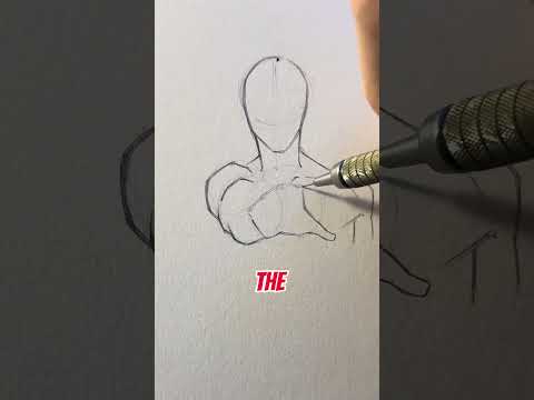 How to draw perspective of hand || Jmarrom