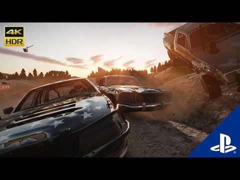 Wreckfest PS5 4K Gameplay - Career Mode - Midwest MOTOCENTRE ( No Commentary )