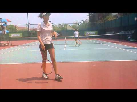 Thailand Girls doubles Ramkhamhaeng PTT tournament Warm ups