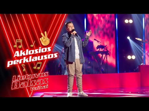 Karlas Gedgaudas - Someone You Loved | Blind Auditions | The Voice Kids. Lithuania S3