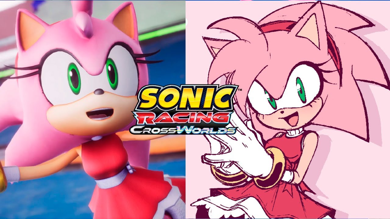 The Cutest Amy Rose Skin Ever! 💕 | Sonic Racing Crossworlds