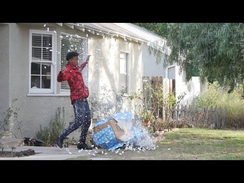 BEHIND THE SCENES BAIT PACKAGE EXPLOSION PRANK