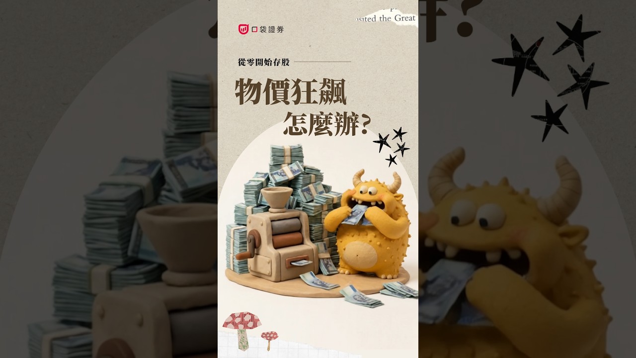 通膨吃掉你的薪水?外食房租變貴,新手靠存股對抗物價漲!|從零開始存股 EP1