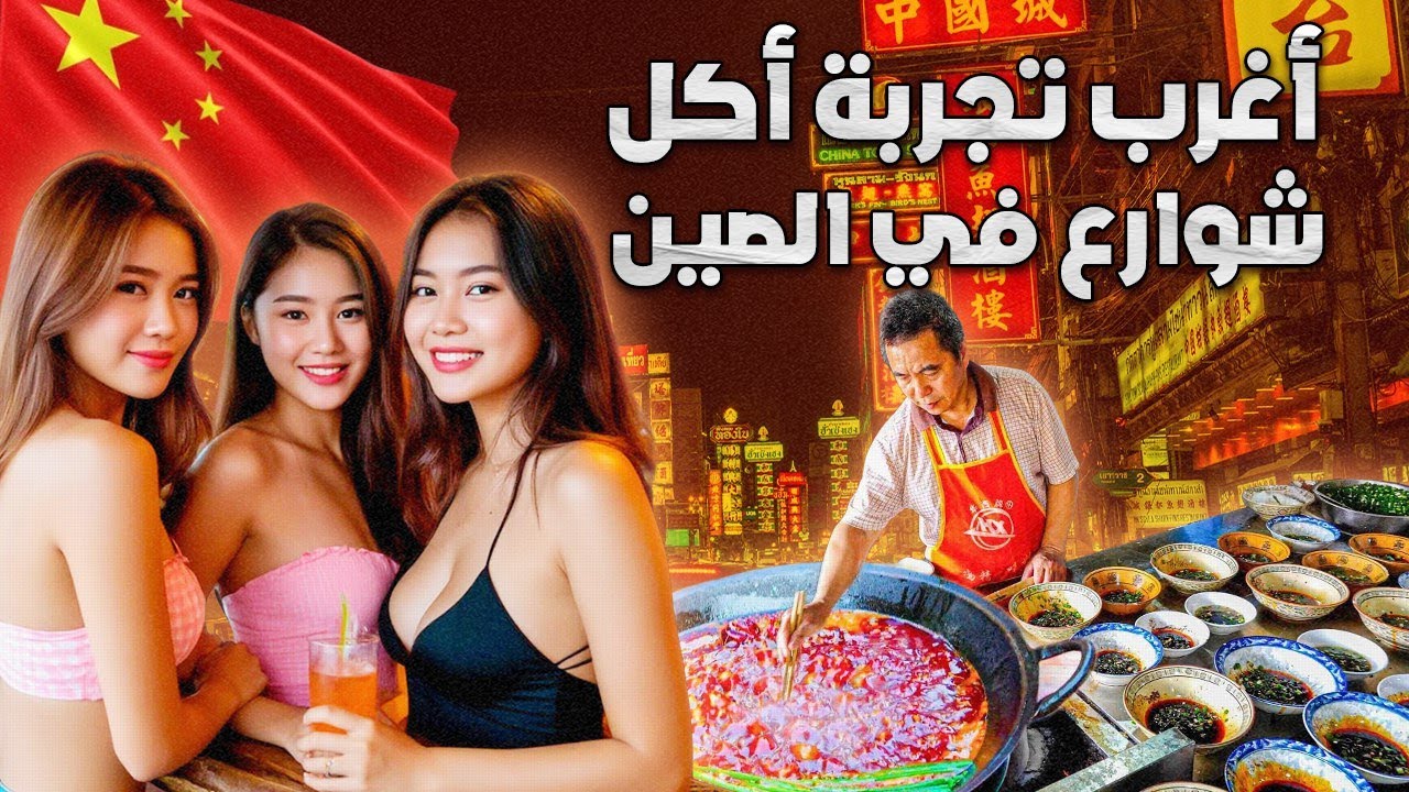 أغرب تجربة أكل شوارع في الصين😳🇨🇳