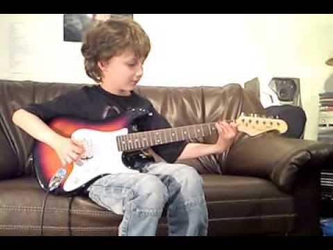 Dustin Tomsen 8 yr old plays his own instrumental song "Little Hands".