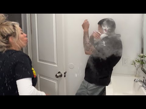 Dinero100k - Doing Salt Stuff Prank on Mom 🤣