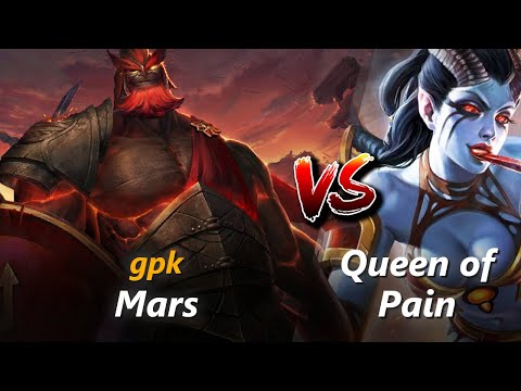 How to Mars mid vs Queen of Pain (feat. gpk) | First 10 minutes