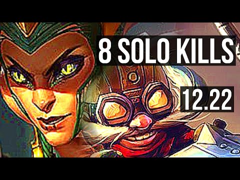 CASSIOPEIA vs CORKI (MID) | 8 solo kills, 10/1/3, 600+ games, Dominating | EUW Diamond | 12.22