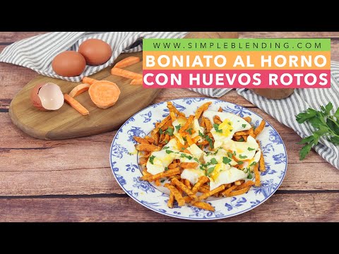 TIENES QUE PROBAR ESTOS HUEVOS ROTOS CON BONIATO | Cómo preparar huevos rotos saludables