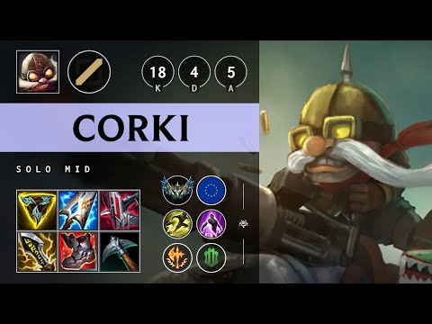 Corki Mid vs LeBlanc - EUW Challenger Patch 25.15