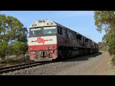 SCT Freight Train: Service MP9 - PoathTV Australian Trains & Railways 2017