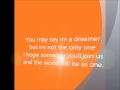 Imagine Cover Jesse & Joy Letra