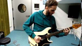 Video thumbnail for Random metalcore riffs on custom Strat w/ Seymour Duncan Blackouts by Mike Stamper