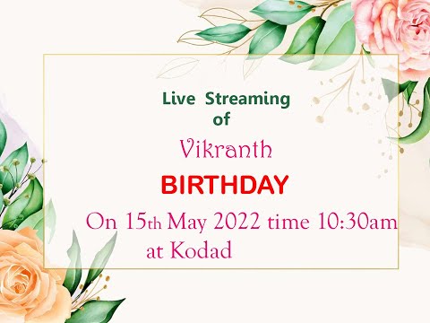 Birthday of Vikranth